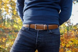 Home Collectie leren heren riemen in zwart en bruin, ideaal voor zowel formele als casual outfits